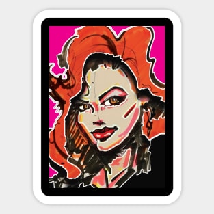 Ginger Girl Sticker